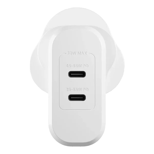 Cygnett PowerMaxx 70W Dual Port GaN Wall Charger