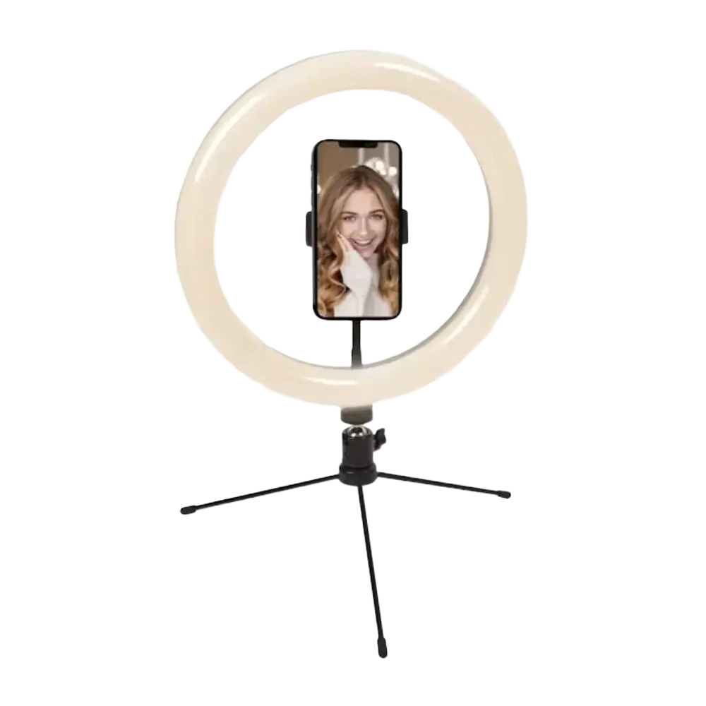 Cygnett V-Glamour 10-inch Selfie Ring Light with Bluetooth Remote & Tripod
